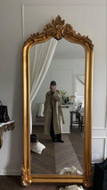 Vintage Gold Baroque Floor Mirror